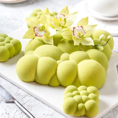 法式慕斯蛋糕8寸祥云云朵喷砂西点甜品果冻意大利同款巧克力模具