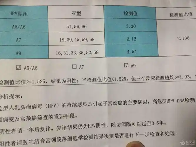 高危hpv阳性