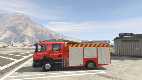 hong kong fsd scania firetruck 香港消防泵车