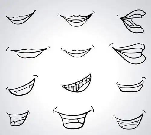 简笔画 手绘 线稿 658591小嘴巴简笔画 表情 第1页小鸭子简笔画69 简