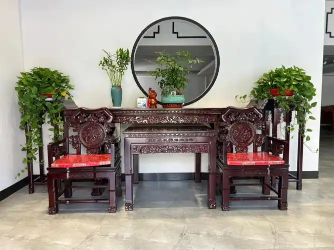 非洲酸枝中堂六件套