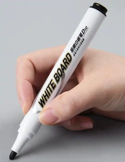 可擦白板笔教师用水性黑色儿童彩色红色黑板笔画板笔写字笔易擦写粗头