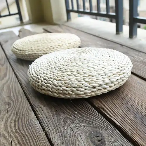 天然玉米米皮蒲团飘窗坐垫瑜伽佛堂拜垫加厚蒲团