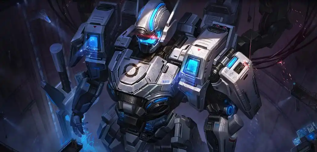 王者荣耀中炫酷的机甲皮肤夏侯惇无限飓风号像换了一个英雄