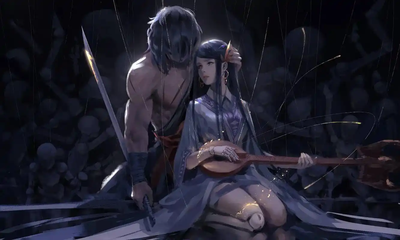 鬼刀 8k超清壁纸.鬼刀#wlop #鬼刀 #wlop鬼刀  - 抖音