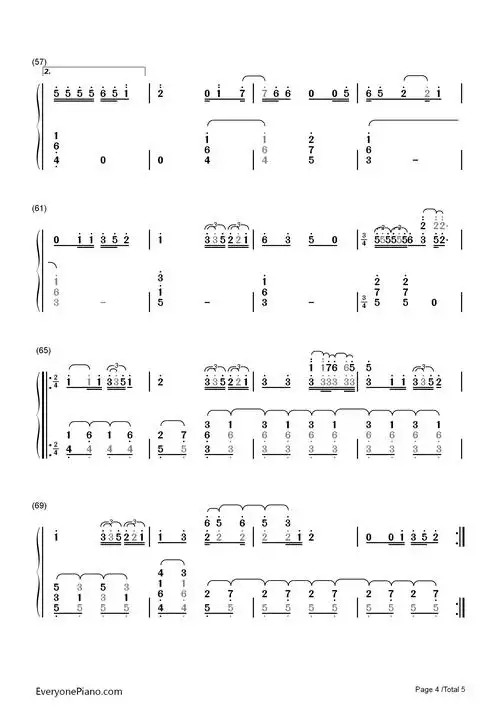 blue-troye sivan双手简谱预览4