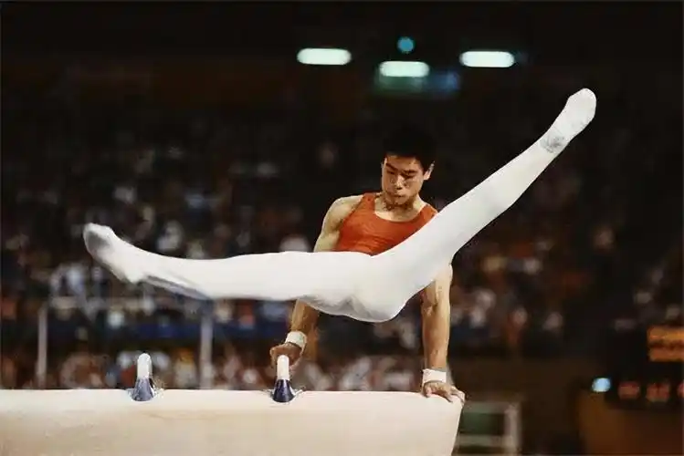 体操王子李宁近况:身家过百亿,头发斑白老态尽显,妻子依然貌美