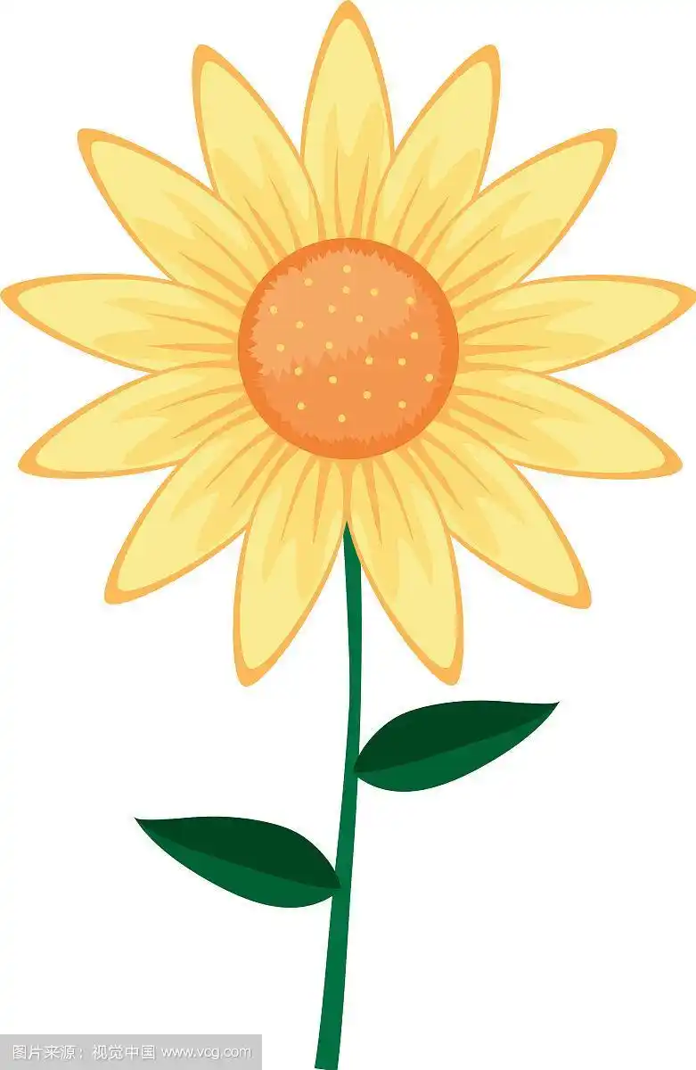 向日葵图片卡通可爱(向日葵图片卡通可爱 简单)