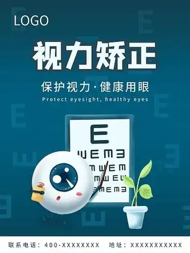 视力矫正宣传海报
