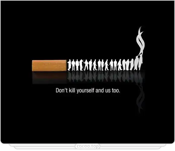 简洁化的公益海报设计!以少胜多