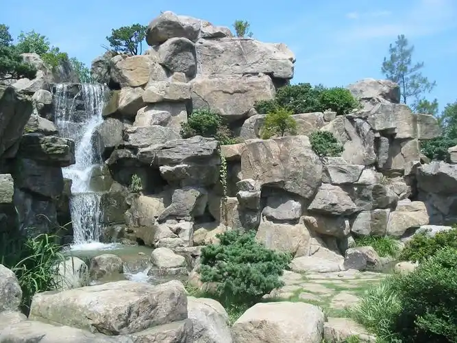 衡水枣强家庭假山 【诚信商家】生态园假山