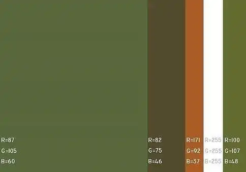 配色方案|色卡色彩搭配96色彩调配有具体rgb数值的哟