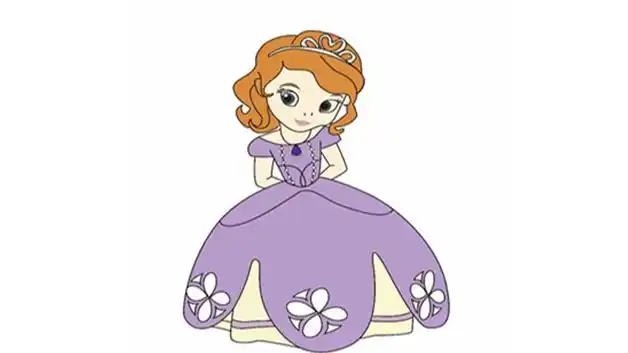 苏菲亚简笔画怎么画苏菲亚简笔画画法