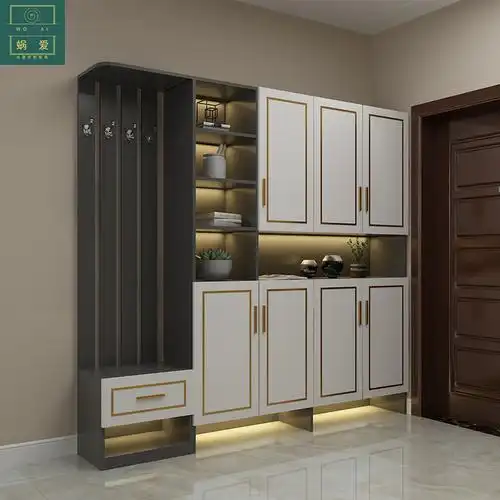 现代轻奢门厅柜北欧简约大容量鞋柜支持定制更多颜色尺寸款式三年质保