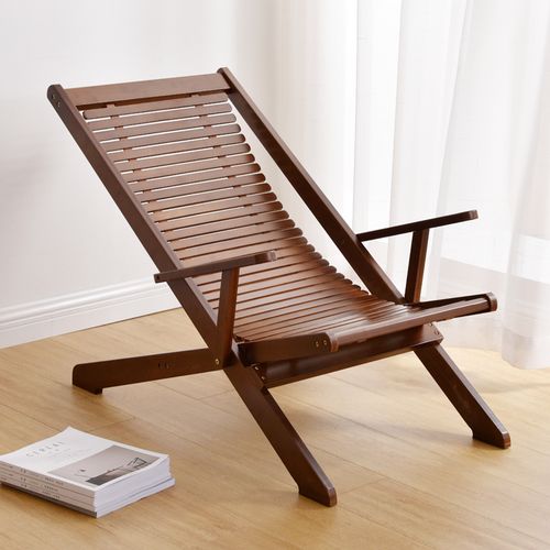 折叠躺椅午休午睡靠背懒人沙滩休闲乘凉靠椅子床便携家用阳台家用