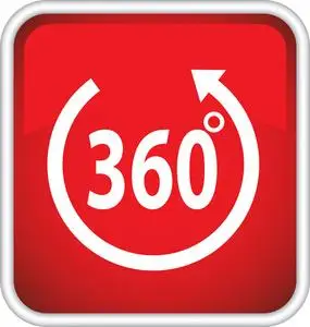 访问该网站说 360 度的红色图标照片