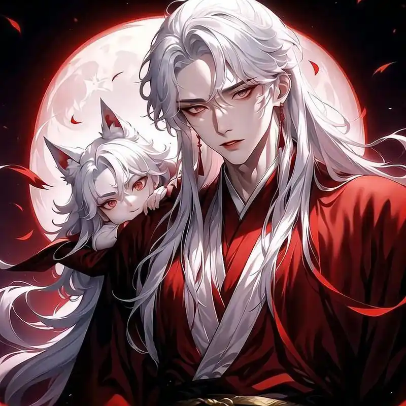 ai绘画|古风男头|狐狸美男 第一次弄的,这么帅,泰酷辣