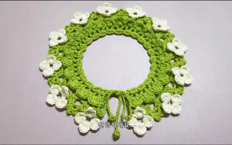 120 钩针编织花边衣领