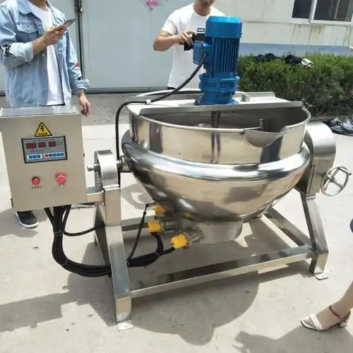 做凉粉的机器大型魔芋豆腐机凉糕米糕米浆搅拌熬制机米豆腐机器