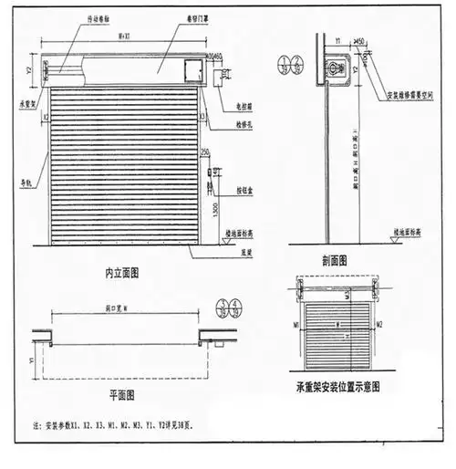 防火卷帘源头工厂无机防火布折叠提升双轨双帘优等防火卷帘门