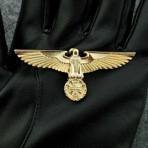 德国徽章金色鹰胸针普鲁士鹰徽德意志雄鹰勋章高档胸针