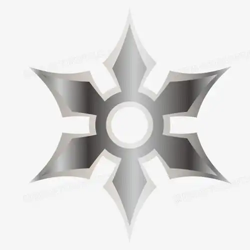 在整个配色上使用多种色彩作为基础色调,设计了灰色飞镖暗器,整体呈现