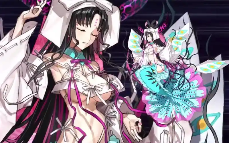 【fgo·1080p】泳装·杀生院祈荒[霊基1 2 3](cv:田中理惠)宝具 ex 3