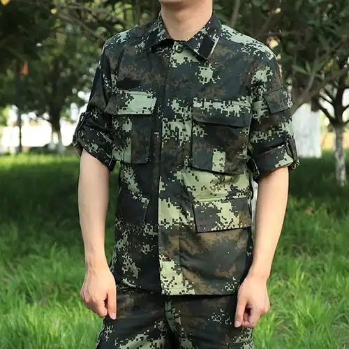五点五六 武警迷彩作训服 夏季 175cm 140-160斤 衣服 裤子_五点五六