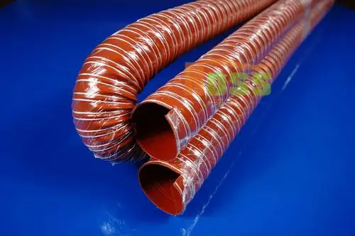 300高温伸缩软风管 广东通风管 高温阻燃绕性风管 柔性软风管