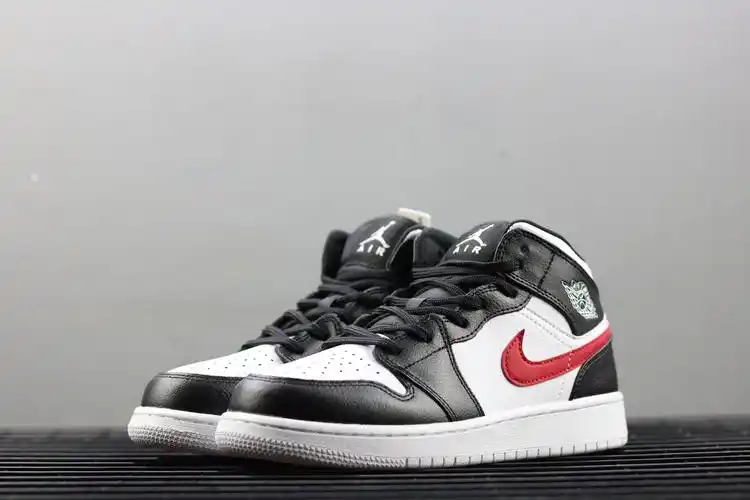 air jordan 1 mid 乔1 aj1 四色多彩勾鸳鸯女子休闲鞋 554725-052
