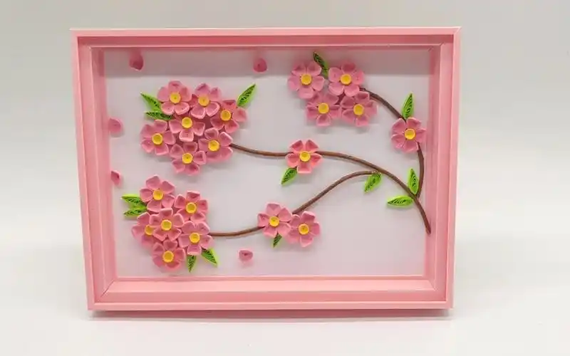 【衍纸艺术】平面衍纸作品-教你手工制作一款特别简单的衍纸画