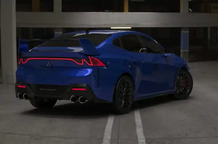 全新一代三菱evo真的太帅了!