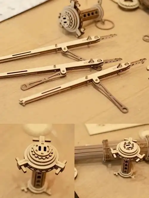 若态若客3d单筒望远镜diy手工拼装木质模型科学实验