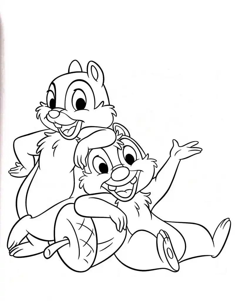 迪士尼动画线稿