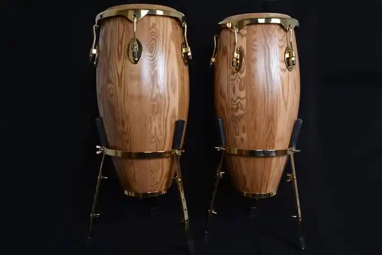 康佳鼓gonga拉丁组合两件套 康加鼓手鼓10寸11寸12寸对装带支架