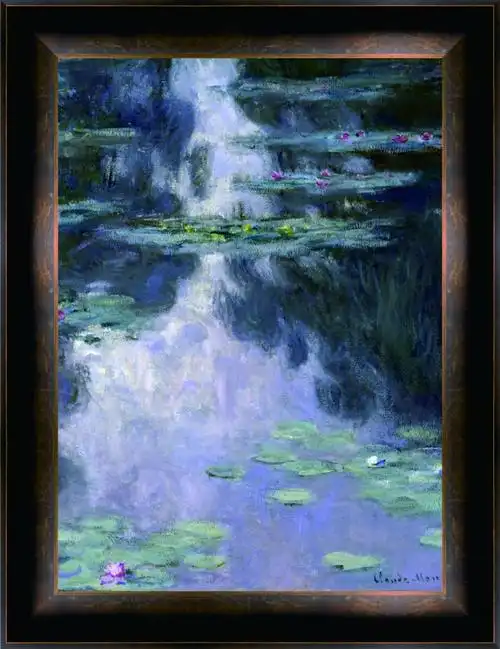 欧森美吉欧式名画-莫奈《睡莲》417180-艺术喷绘-2022美间(软装设计