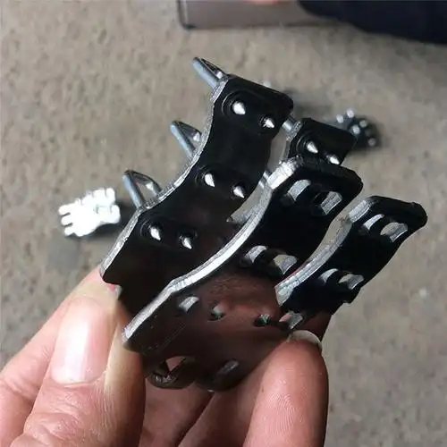 输送带皮带扣a3四六钉高强度接头扣传输带v6连体扣皮带卡子连接扣 v6