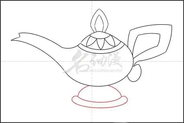 怎样画阿拉丁神灯
