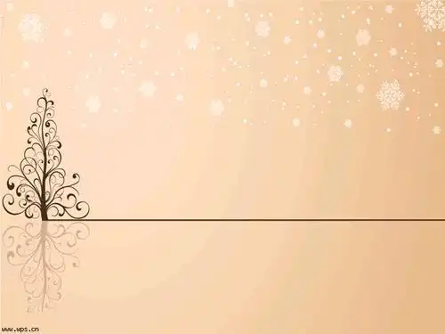 圣诞节送问候 金山wps主题模板大放送