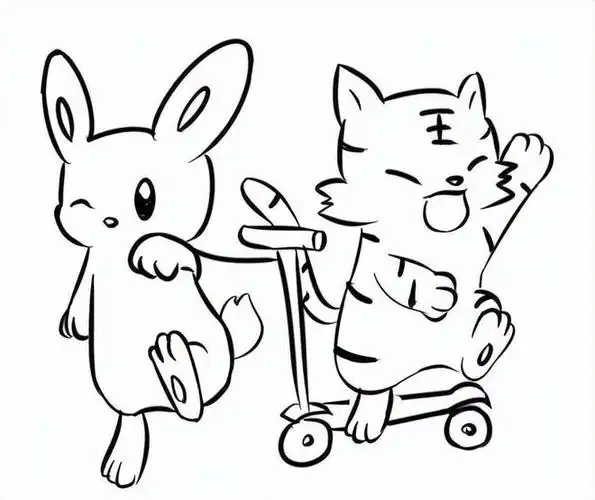 小喵呜是一只小老虎跟小兔子们一起得奖奖品为何只有胡萝卜