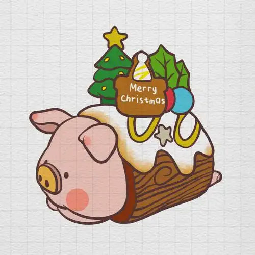 简笔画lulu猪盲盒