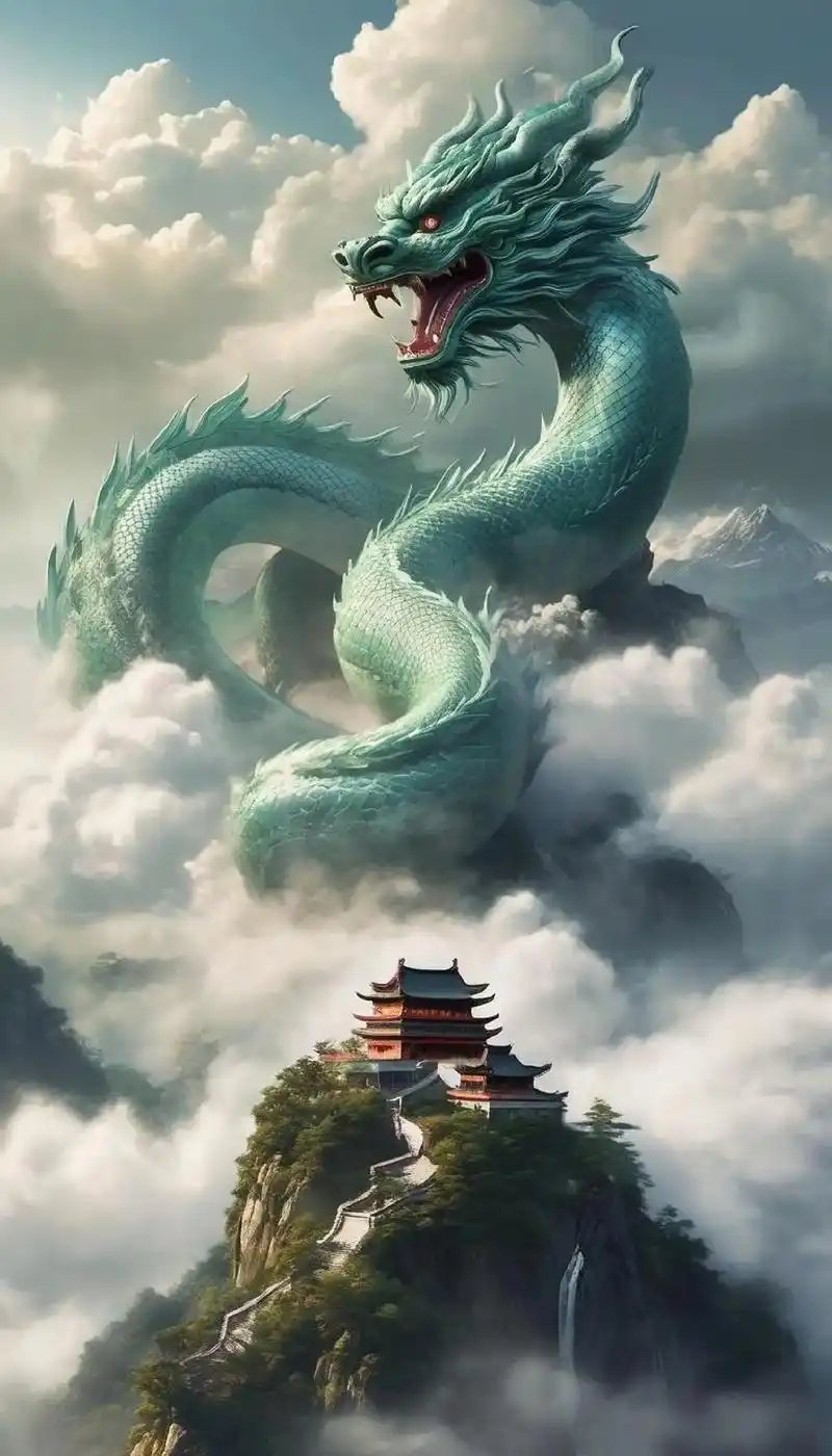 龙素材来了～大威天龙#飞龙在天 #神龙 #素材分享 #欢迎取 - 抖音