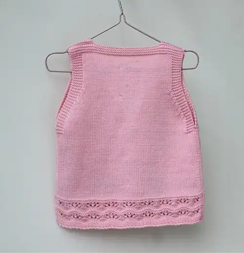 毛线背心手工编织婴幼儿宝宝坎肩单排扣手儿童毛衣