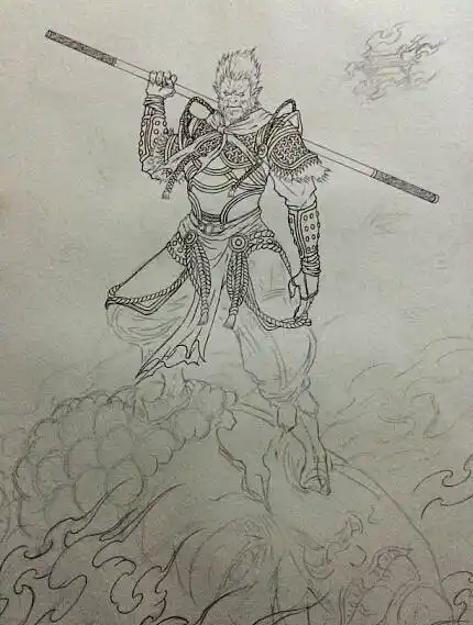 孙悟空画 孙悟空画法