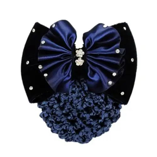 职业头花/护士发卡 空姐网兜 酒店移动工作 网花饰品发饰发夹批发