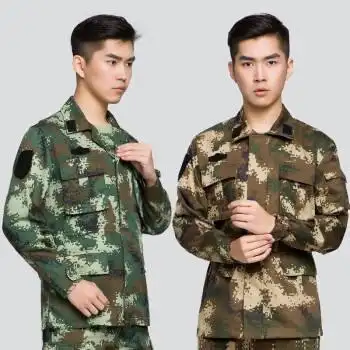 山猫武警作训服冬季迷彩服套装男07军装16款消防迷彩特战服军迷训练服