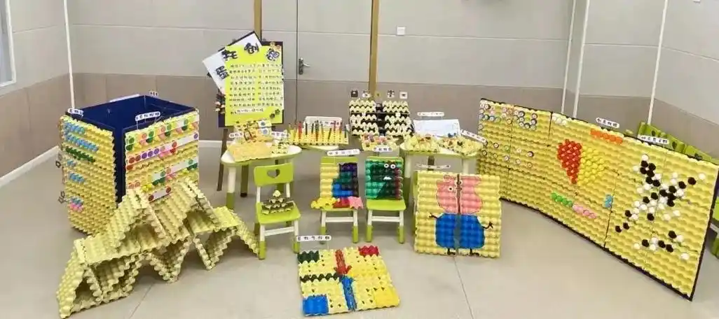 蛋托环创分享.百变鸡蛋托04#幼儿园 #幼师必备 #创意 # - 抖音