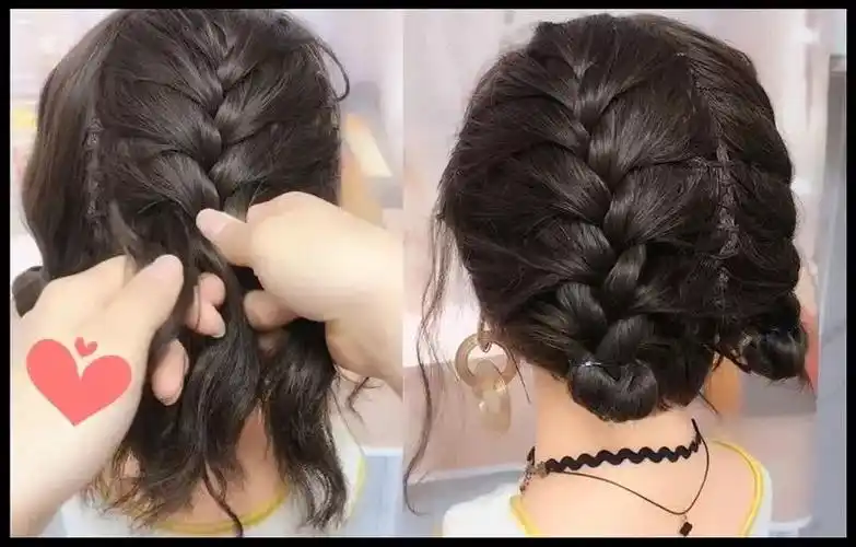 夏天女生散发很热扎上这些酷炫编发酷翻天嘞