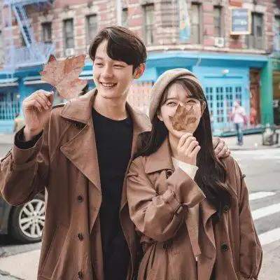 情侣双人意境头像唯美图片