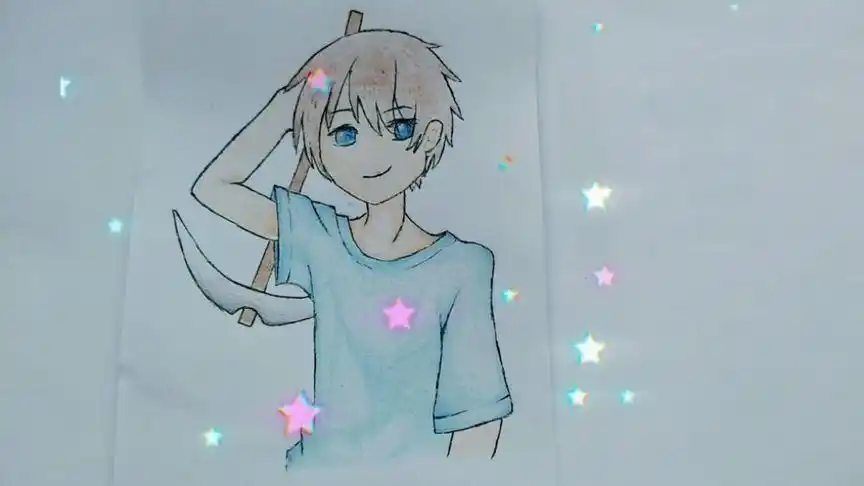 第一次画漫画,史蒂夫拟人版9515